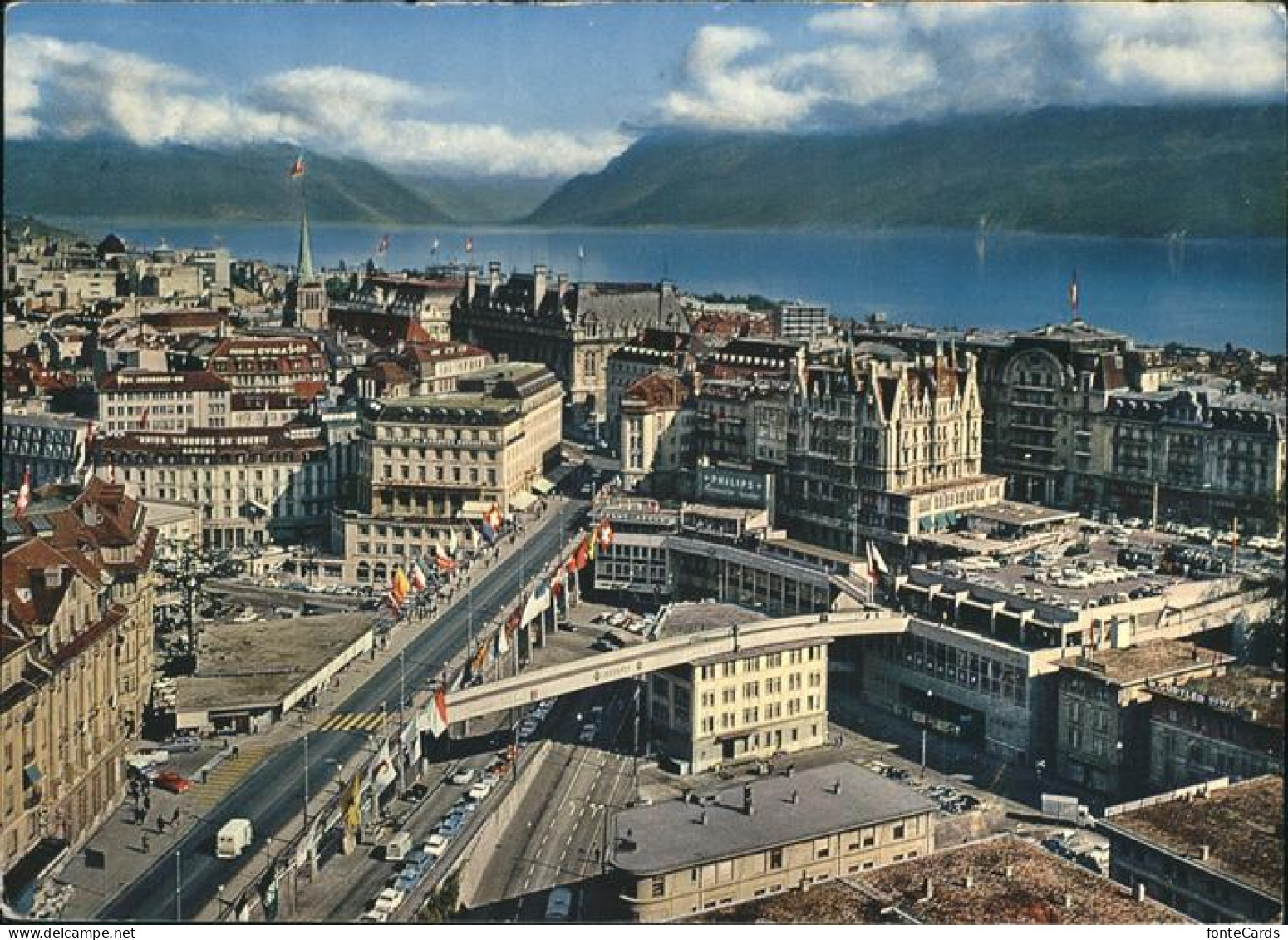 11445261 Lausanne VD Blick Ueber Die Stadt Genfer See Lausanne - Other & Unclassified