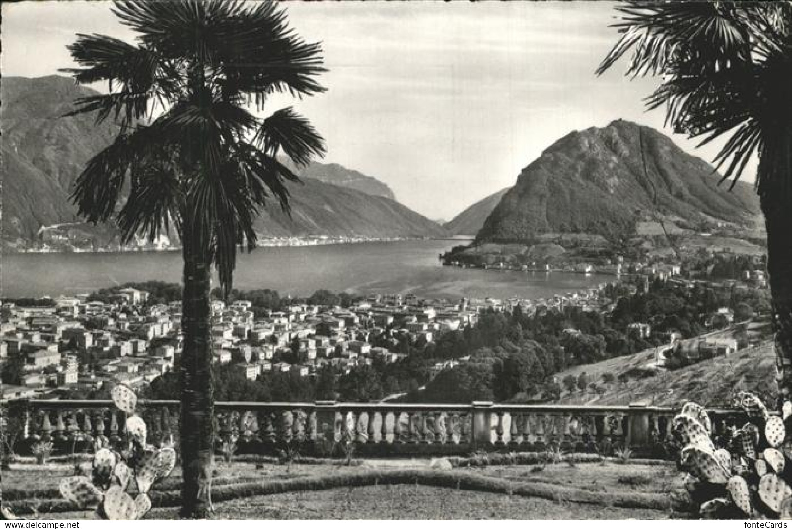 11439048 Lugano TI Panorama See Lugano - Andere & Zonder Classificatie