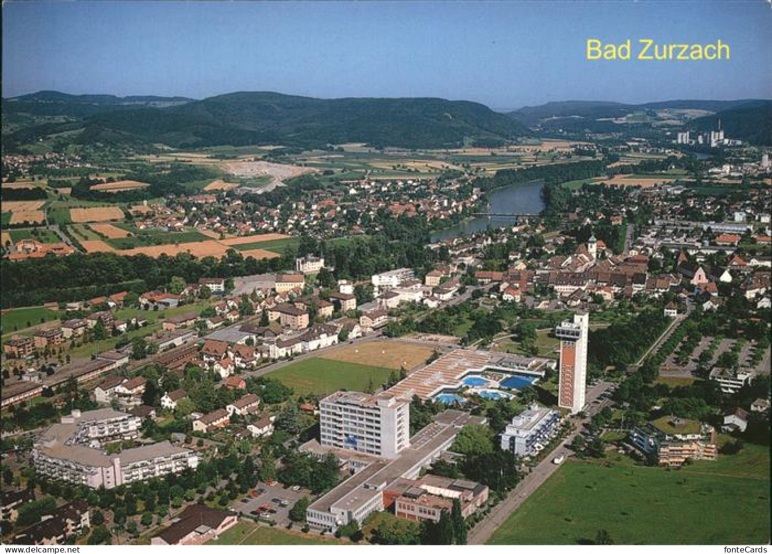 11439040 Zurzach Fliegeraufnahme Bad Zurzach - Altri & Non Classificati