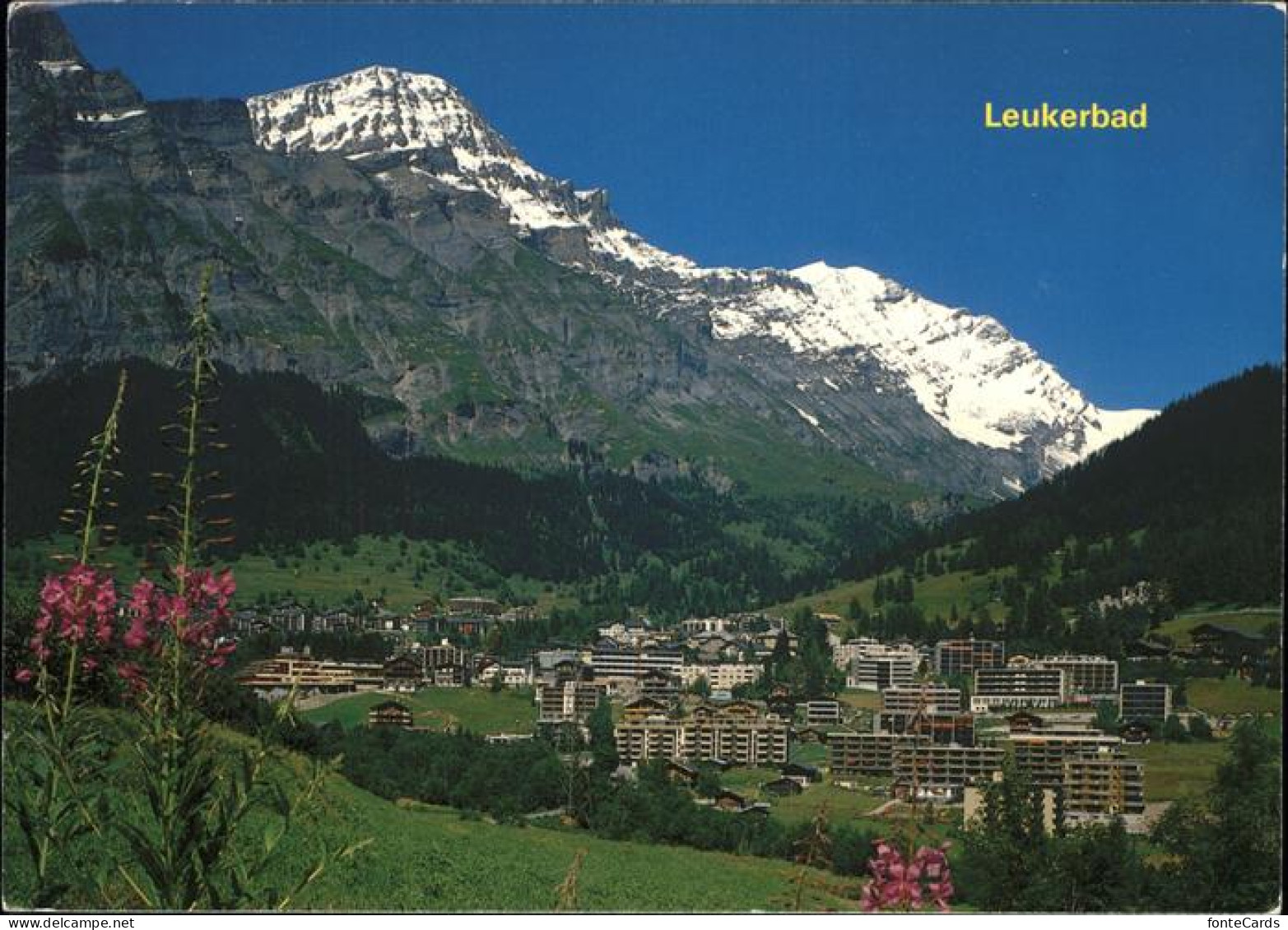 11438750 Leukerbad Panorama Mit Rinderhorn Balmhorn Leukerbad - Other & Unclassified