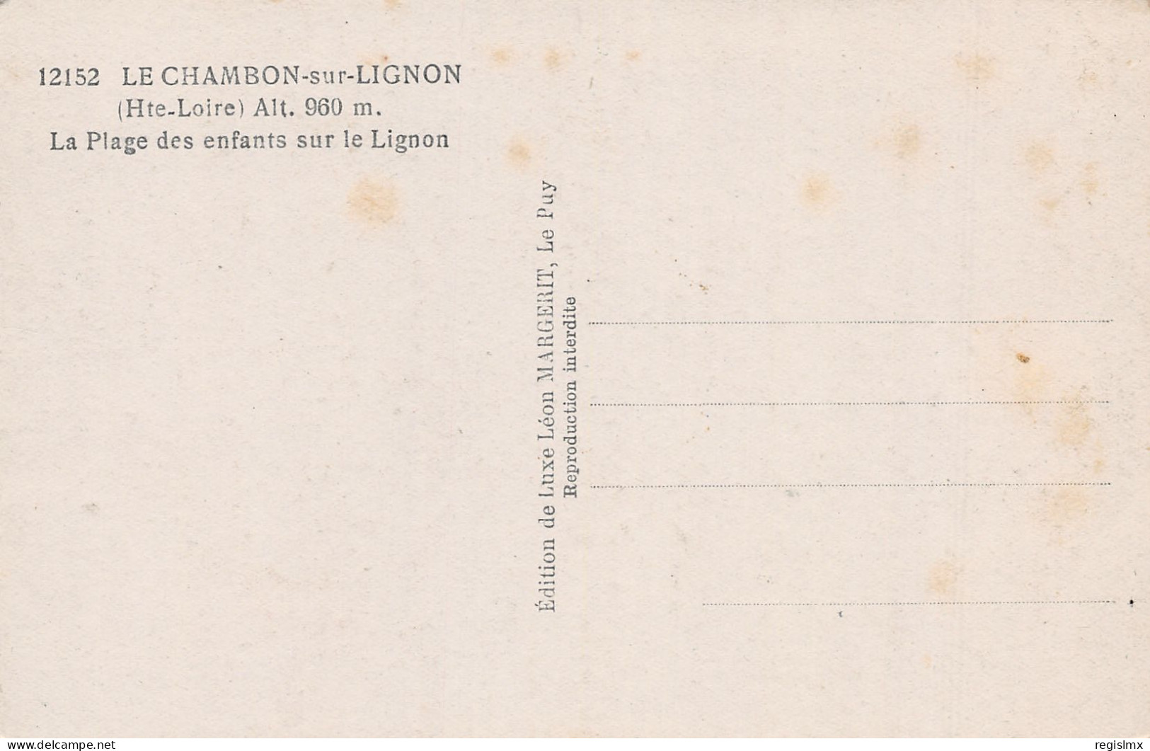 43-LE CHAMBON SUR LIGNON-N°T2562-G/0361 - Le Chambon-sur-Lignon