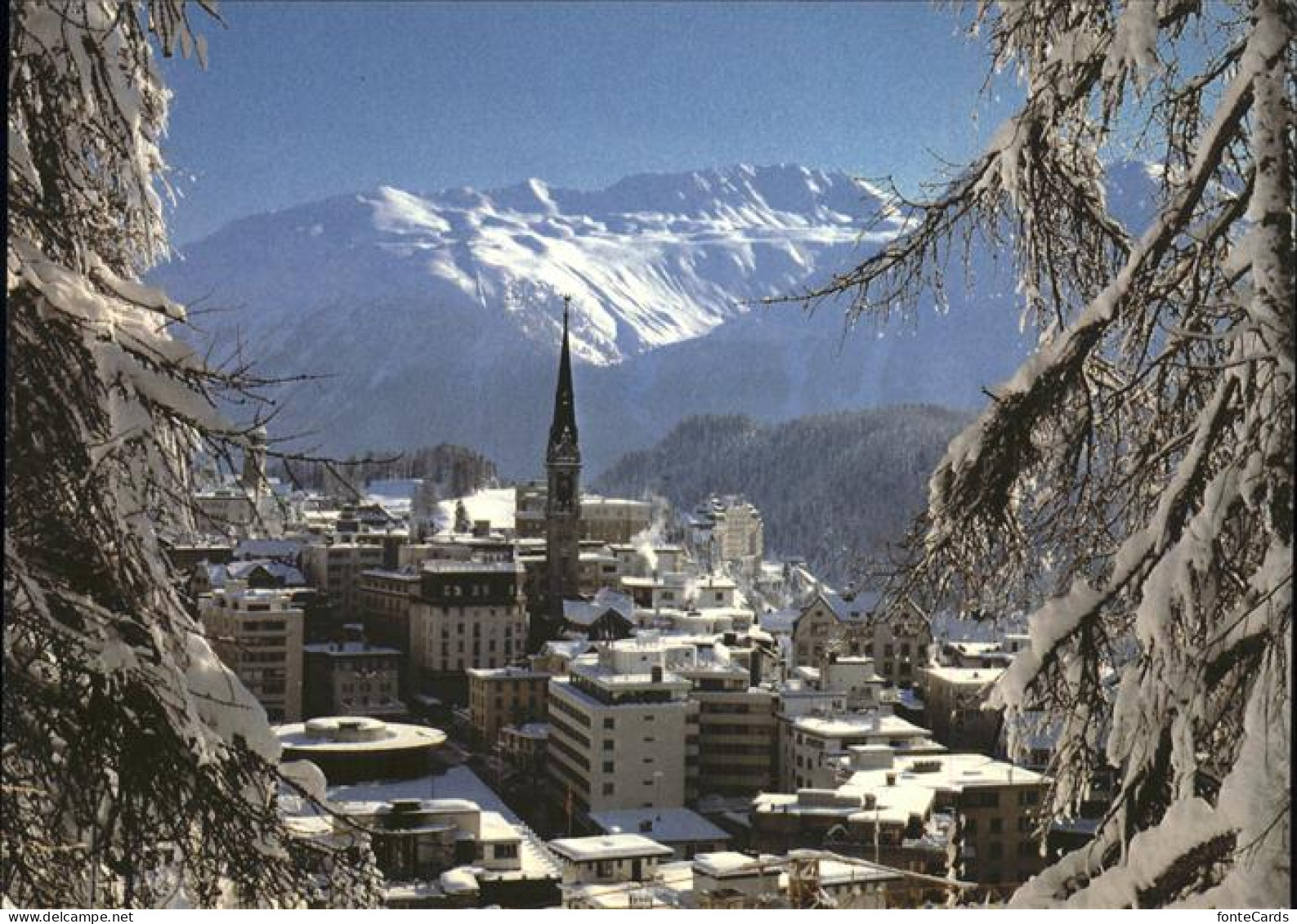 11438735 St Moritz GR Panorama Im Schnee St. Moritz - Otros & Sin Clasificación