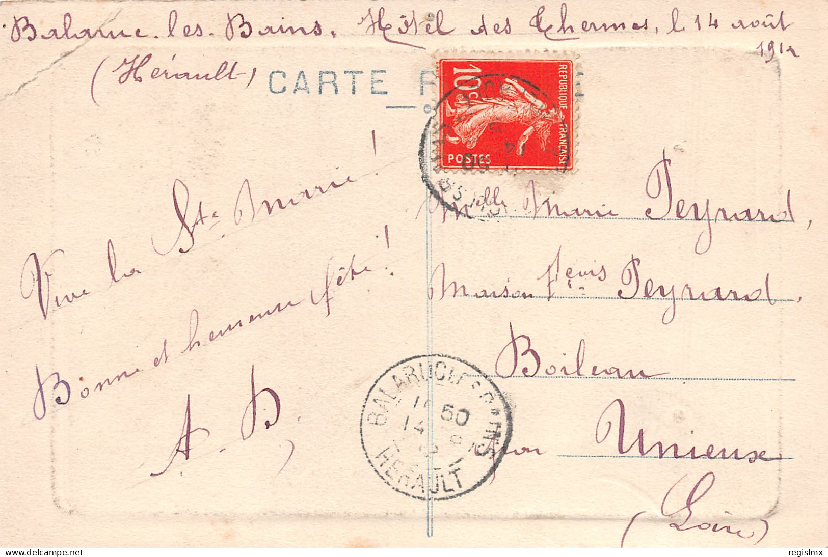 34-BALARUC LES BAINS-N°T2563-F/0001 - Other & Unclassified