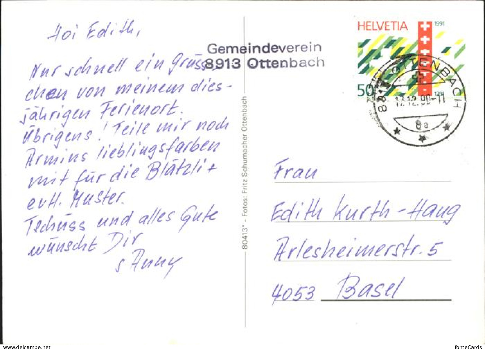 11435133 Ottenbach Kirche Gasthaus Fliegeraufnahme Partie An Der Reuss Ottenbach - Autres & Non Classés