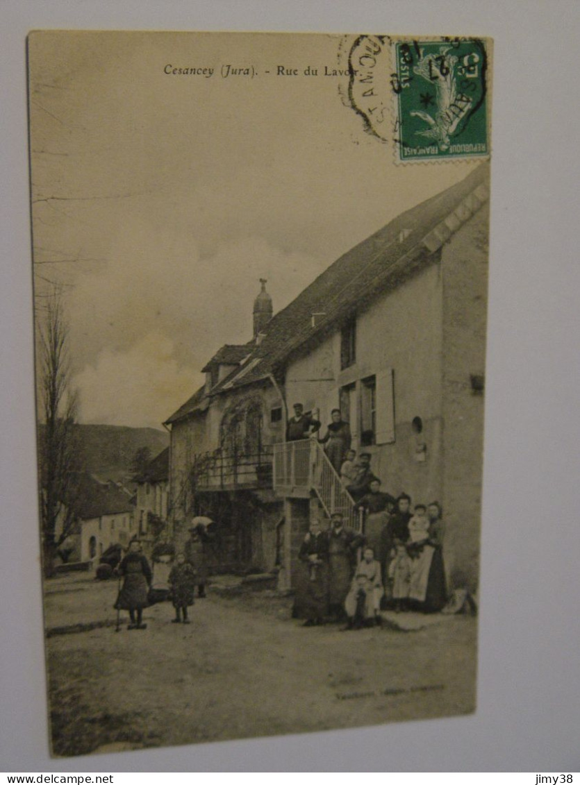 JURA-CESANCEY-RUE DU LAVOIR ANIMEE - Sonstige & Ohne Zuordnung