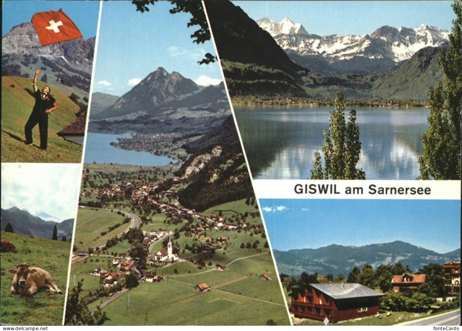 11435045 Giswil Am Sarnersee Alpenpanorama Hotel Krone Kuh Giswil - Altri & Non Classificati