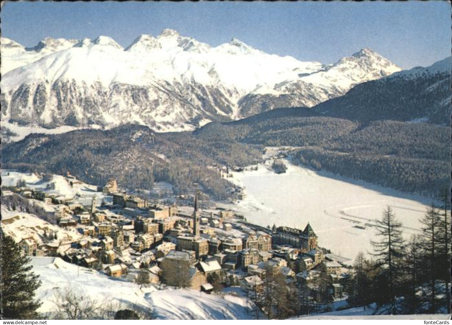 11434999 St Moritz GR Ortsansicht Mit Alpenpanorama St. Moritz - Other & Unclassified