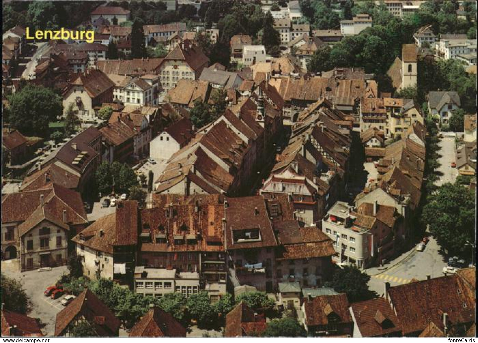 11434811 Lenzburg Blick Vom Schloss Altstadt Lenzburg - Otros & Sin Clasificación