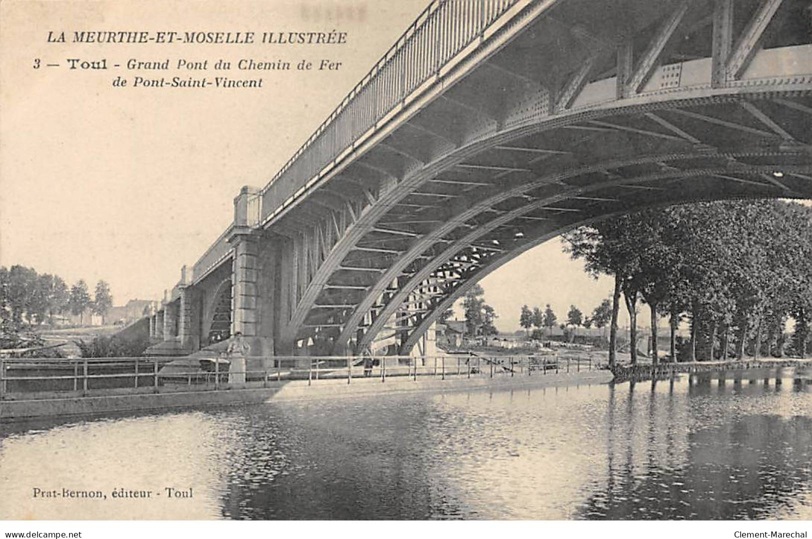 TOUL - Grand Pont Du Chemin De Fer De Pont Saint Vincent - Très Bon état - Toul