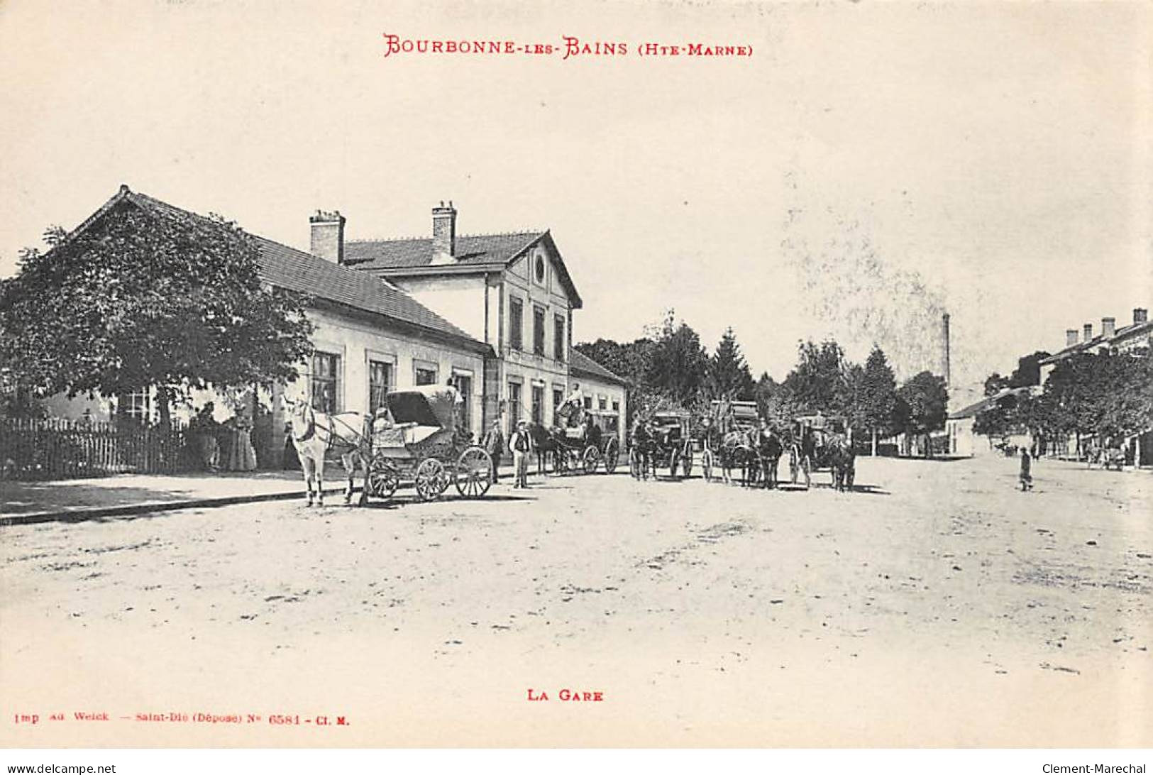 BOURBONNE LES BAINS - La Gare - Très Bon état - Bourbonne Les Bains