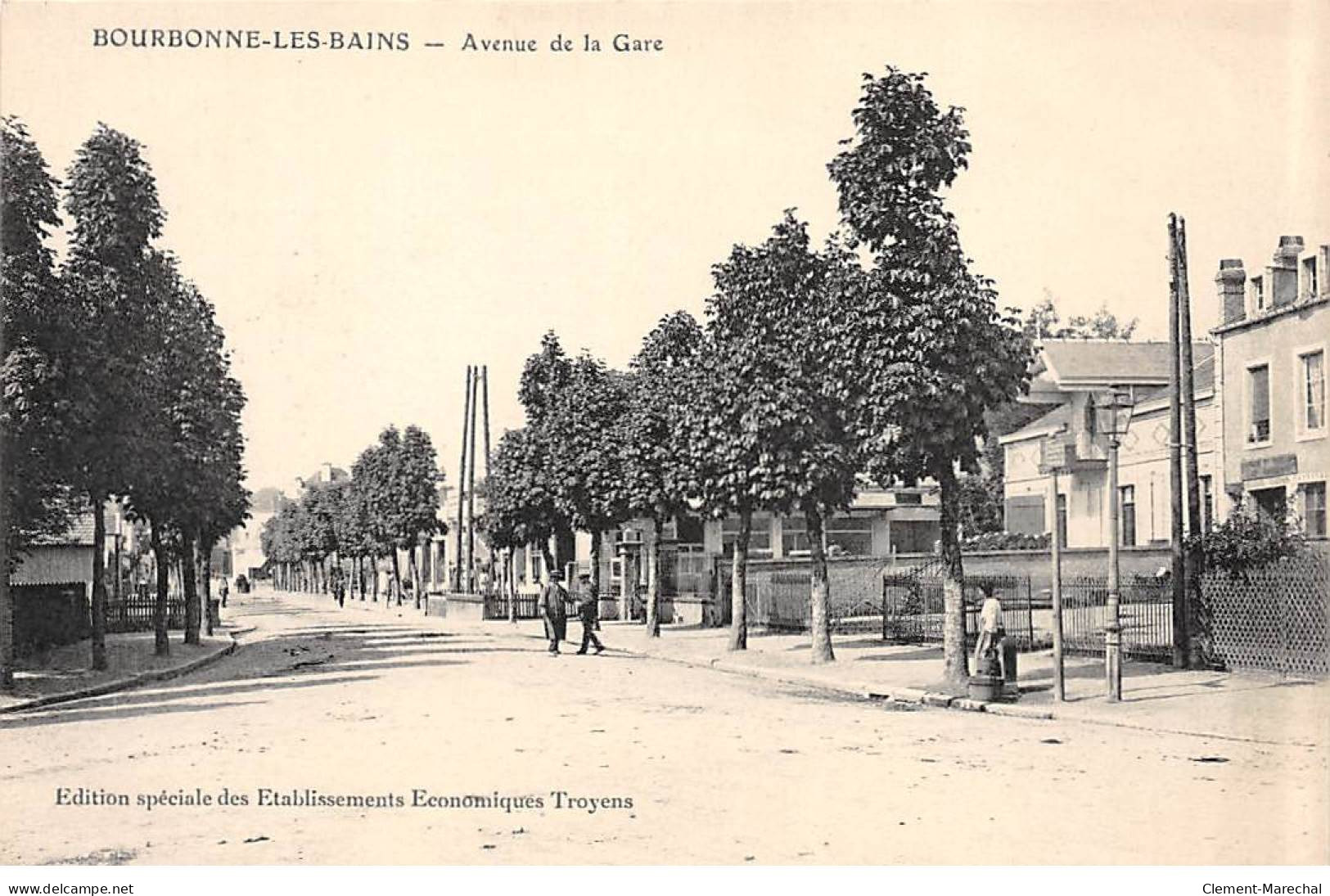 BOURBONNE LES BAINS - Avenue De La Gare - Très Bon état - Bourbonne Les Bains