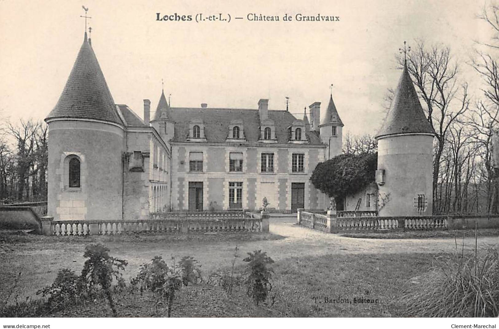 LOCHES - Château De GRANDVAUX - Très Bon état - Loches