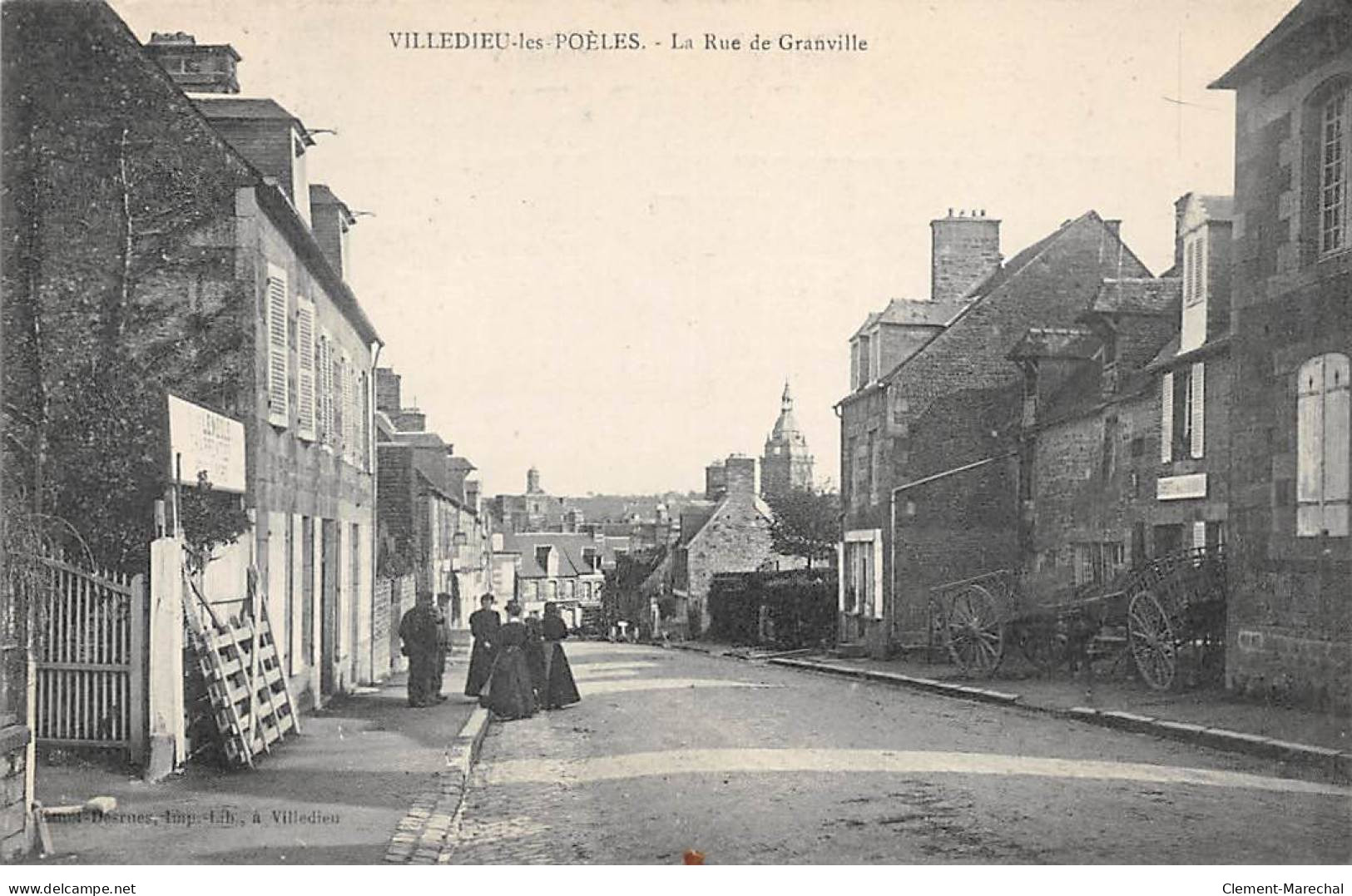 VILLEDIEU LES POELES - La Rue De Granville - Très Bon état - Villedieu