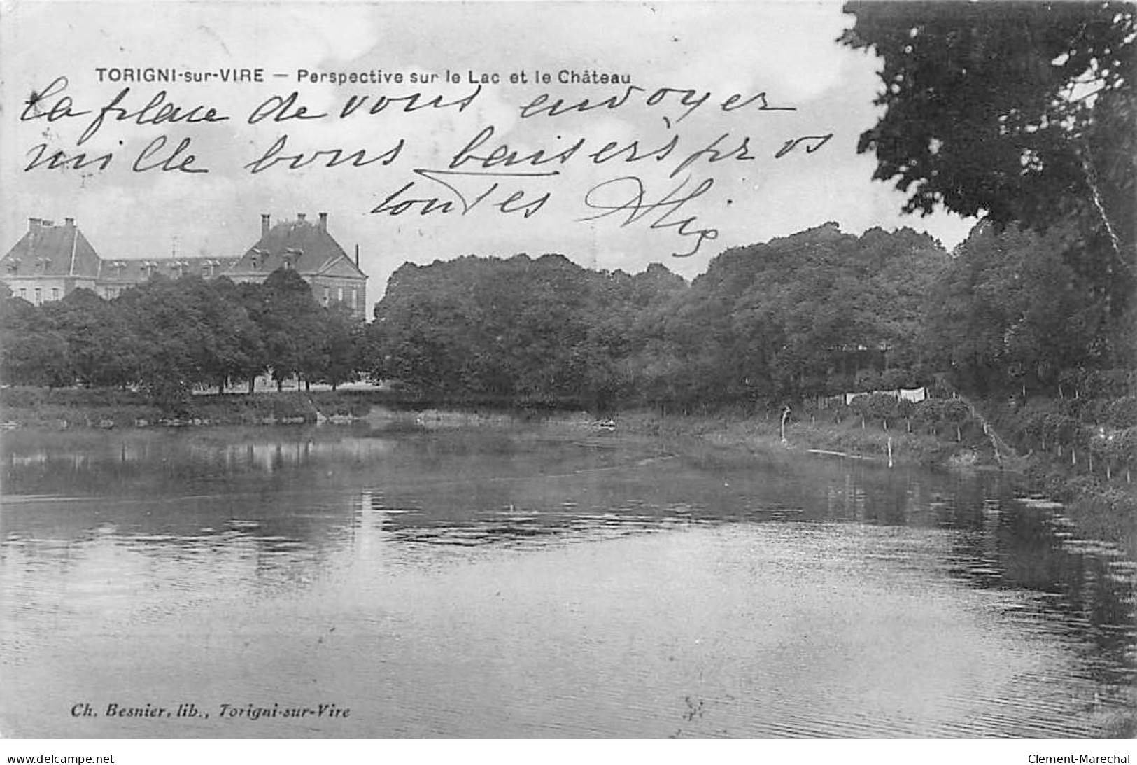 TORIGNY SUR VIRE - Perspective Sur Le Lac Et Le Château - Très Bon état - Andere & Zonder Classificatie