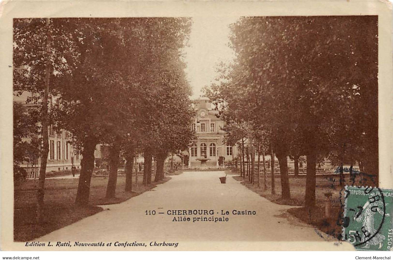 CHERBOURG - Le Casino - Allée Principale - Très Bon état - Cherbourg