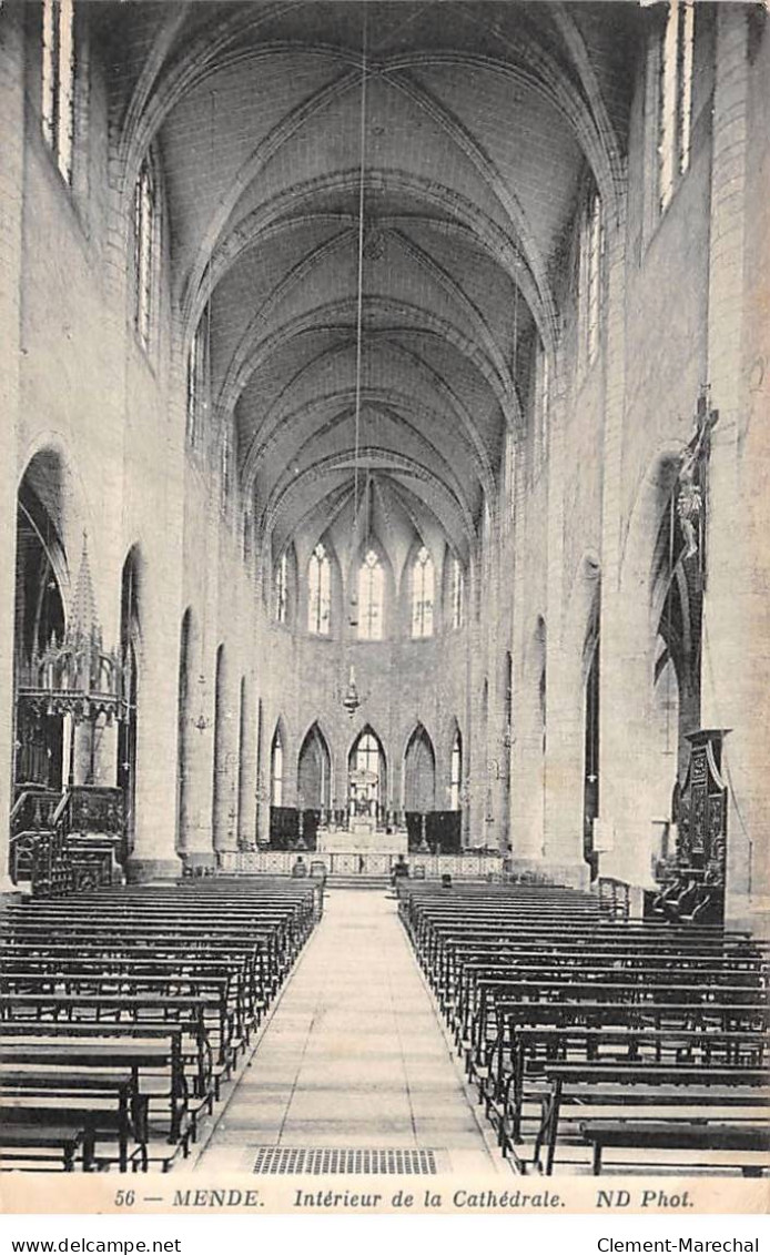 MENDE - Intérieur De La Cathédrale - Très Bon état - Mende