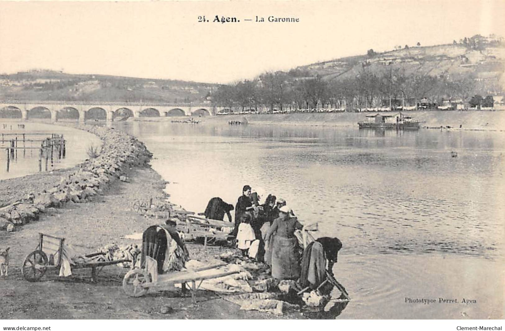 AGEN - La Garonne - Très Bon état - Agen