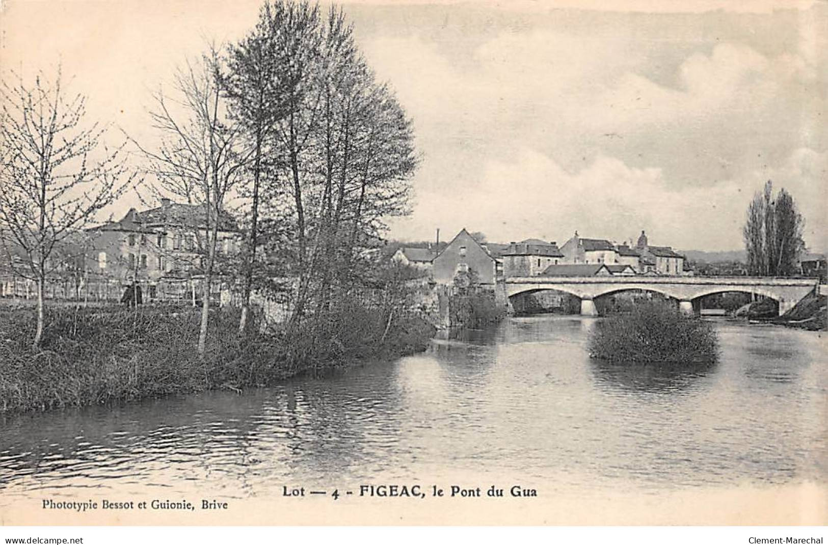 FIGEAC - Le Pont Du Gua - Très Bon état - Figeac