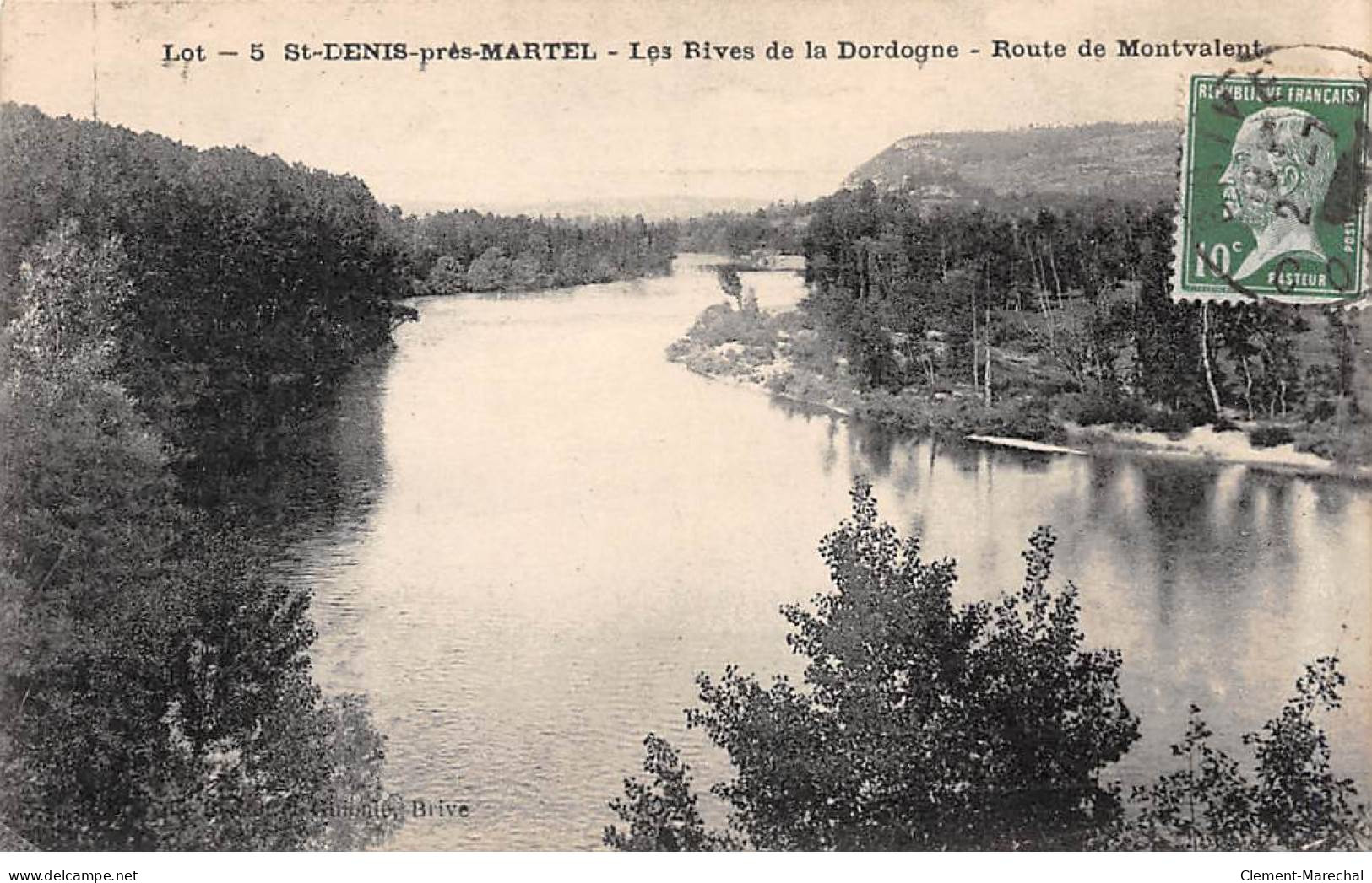 SAINT DENIS Près MARTEL - Les Rives De La Dordogne - Route De Montvalent - Très Bon état - Autres & Non Classés