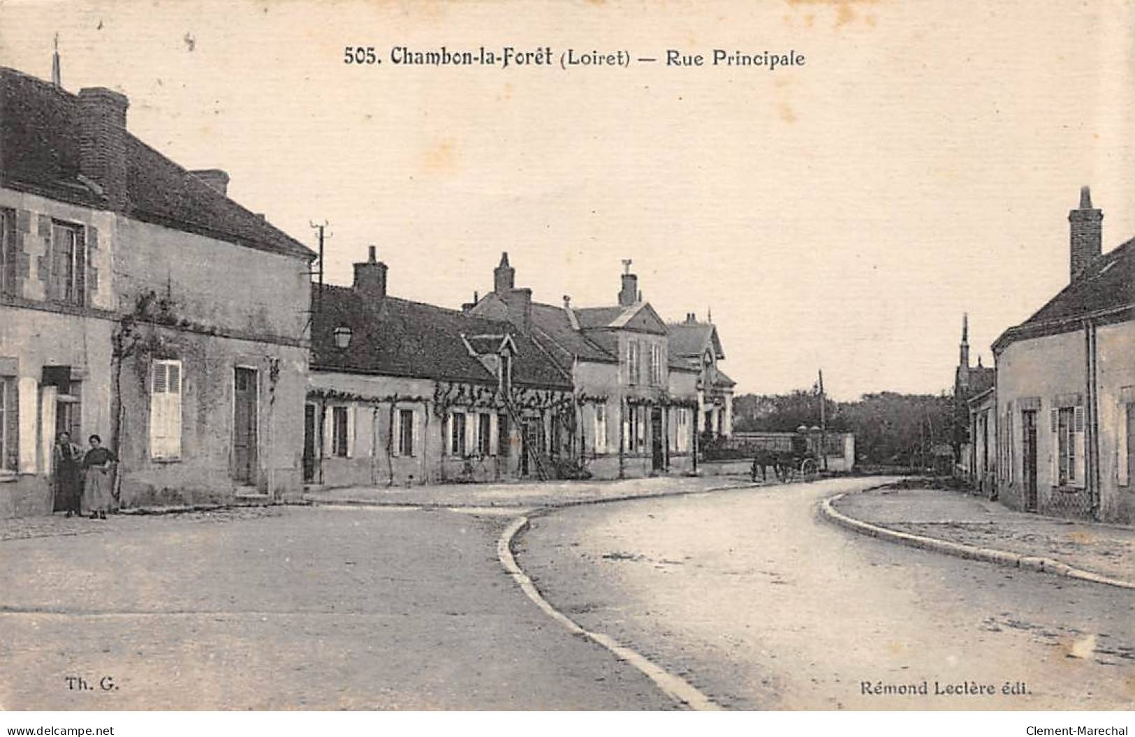 CHAMBON LA FORET - Rue Principale - Rémond Leclère - Très Bon état - Autres & Non Classés