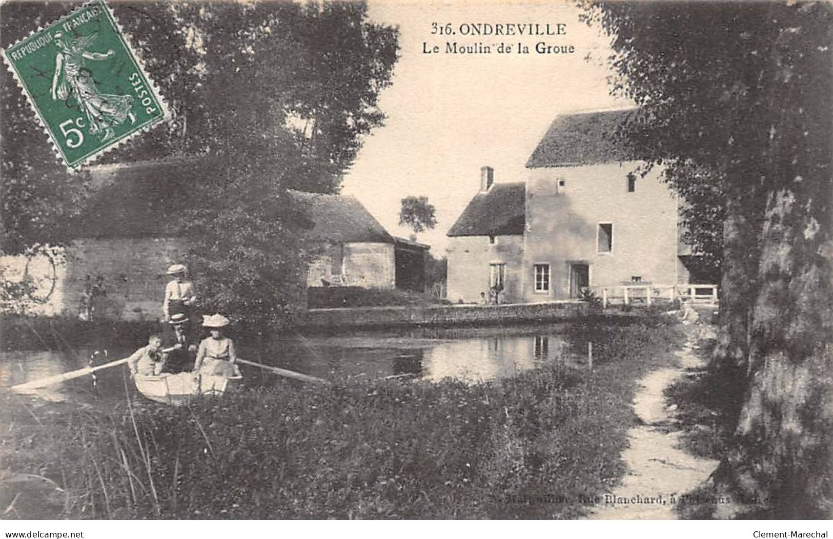 ONDREVILLE - Le Moulin De La Groue - Blanchard - Très Bon état - Autres & Non Classés