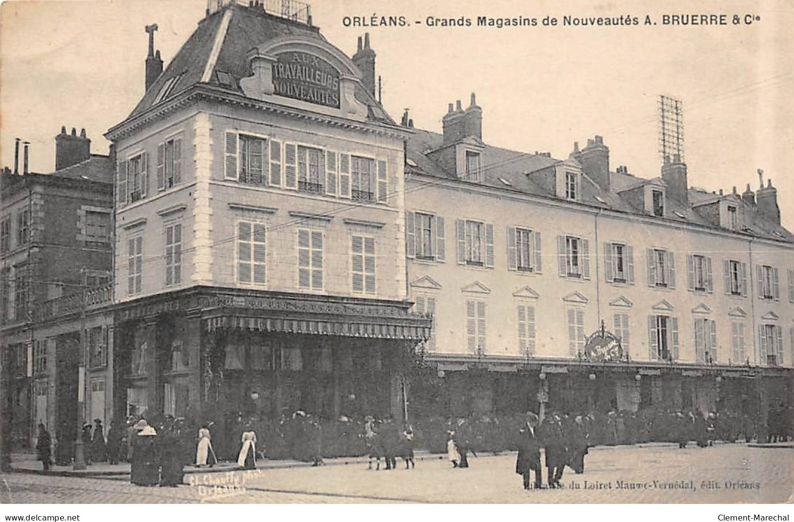 ORLEANS - Grands Magasins De Nouveautés A. Bruerre Et Cie - Très Bon état - Orleans