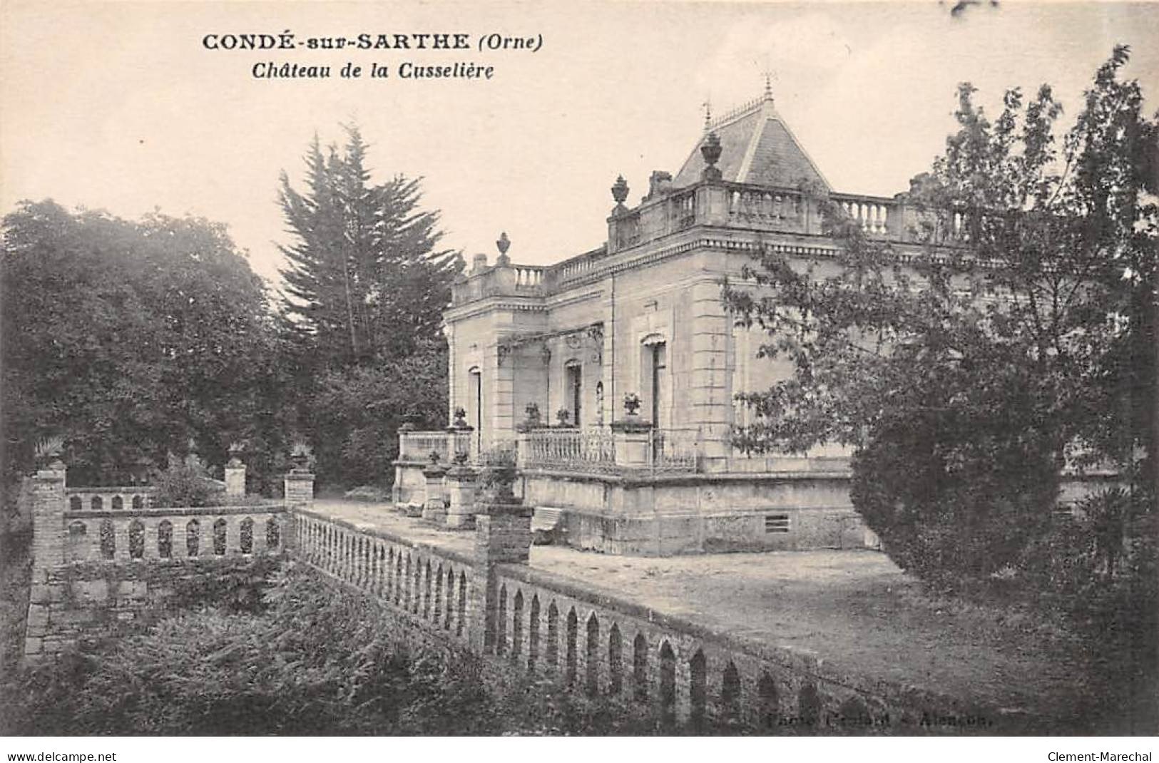 CONDE SUR SARTHE - Château De La Cusselière - Très Bon état - Otros & Sin Clasificación