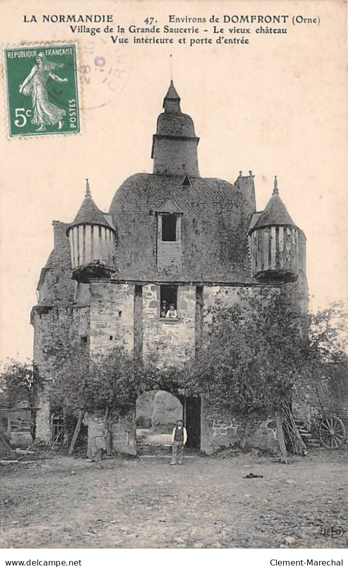 Environs De DOMFRONT - Village De La GRANDE SAUCERIE - Le Vieux Château - Très Bon état - Autres & Non Classés