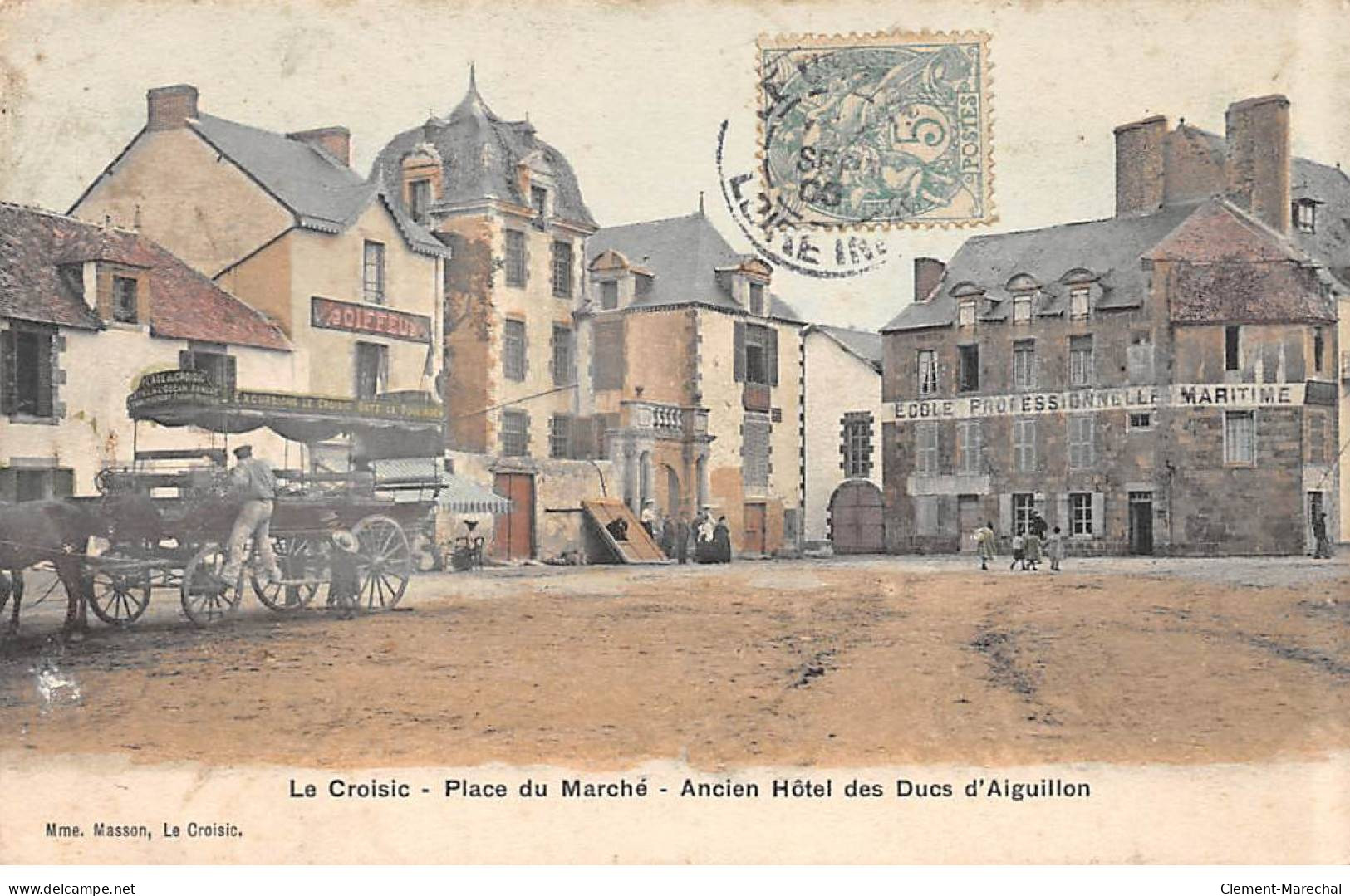 LE CROISIC - Place Du Marché - Ancien Hôtel Des Ducs D'Aiguillon - Très Bon état - Other & Unclassified