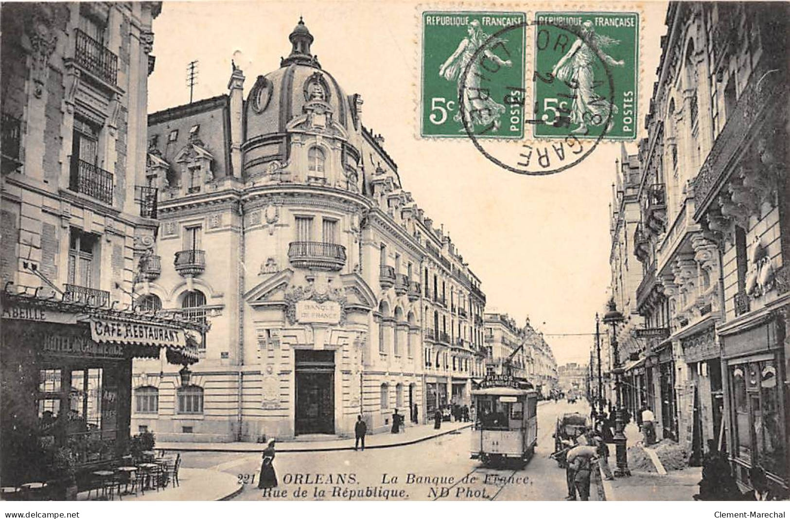 ORLEANS - La Banque De France - Rue De La République - Très Bon état - Orleans