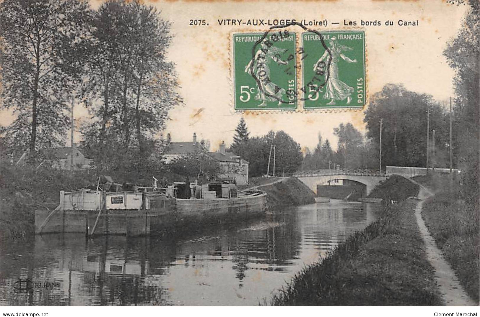VITRY AUX LOGES - Les Bords Du Canal - Très Bon état - Altri & Non Classificati