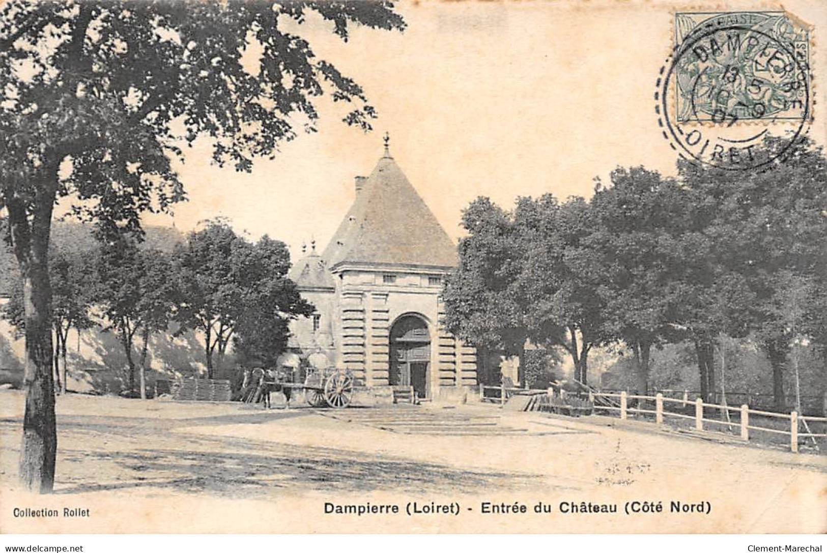 DAMPIERRE - Entrée Du Château - Collection Rollet - état - Autres & Non Classés