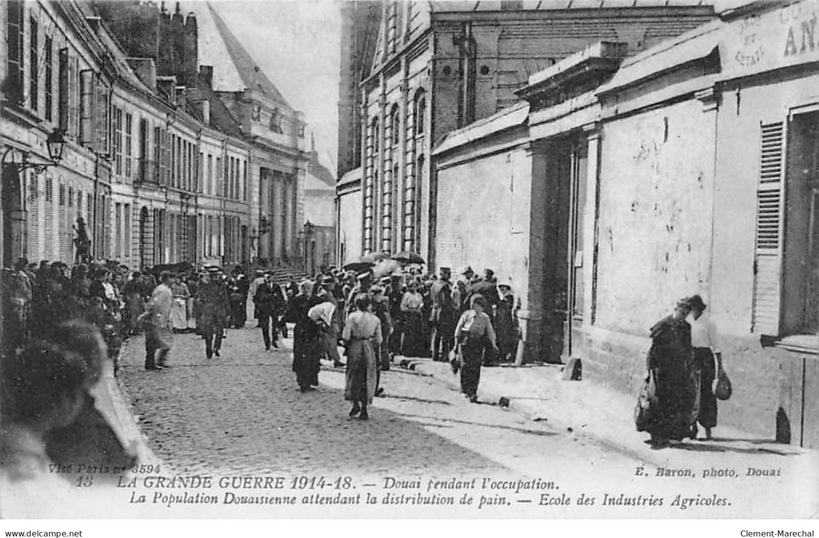 La Grande Guerre 1914 18 - DOUAI Pendant L'occupation - Ecole Des Industries Agricoles - Très Bon état - Douai