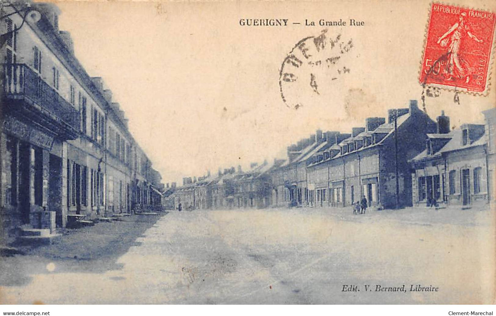 GUERIGNY - La Grande Rue - Très Bon état - Guerigny