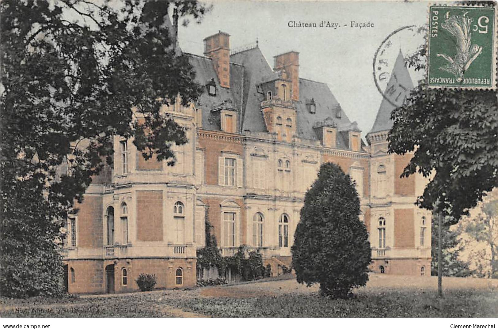 Château D'AZY - Façade - Très Bon état - Autres & Non Classés
