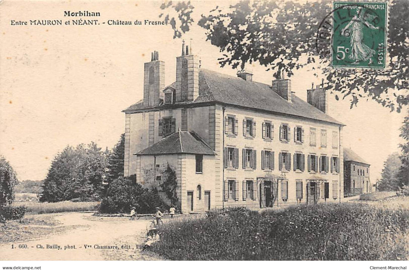 Entre MAURON Et NEANT - Château Du Fresnet - Très Bon état - Sonstige & Ohne Zuordnung