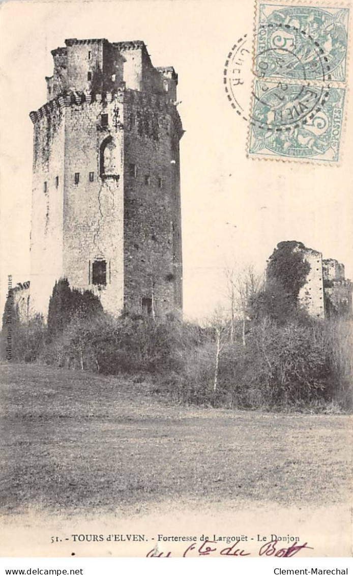 Tours D'ELVEN - Forteresse De Largouët - Le Donjon - Très Bon état - Elven