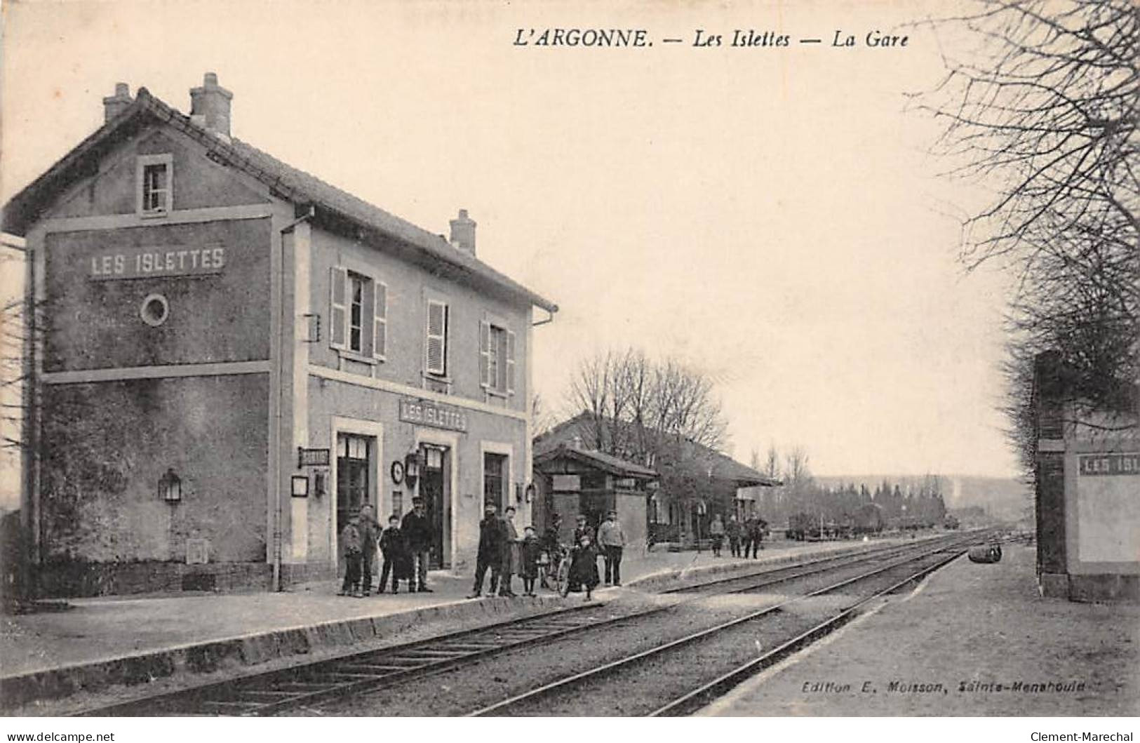 L'ARGONNE - LES ISLETTES - La Gare - Très Bon état - Andere & Zonder Classificatie