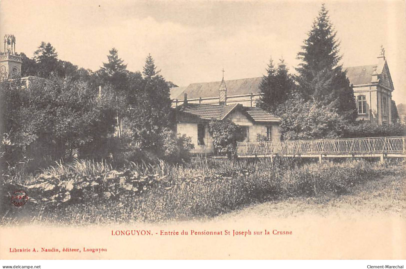 LONGUYON - Entrée Du Pensionnat Saint Jospeh Sur La Crusne - Très Bon état - Longuyon