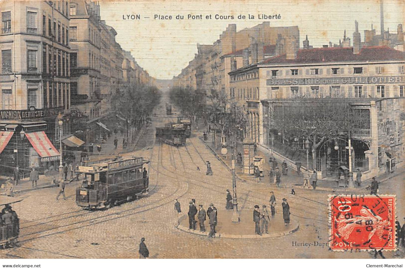 LYON - Place Du Pont Et Cours De La Liberté - état - Other & Unclassified