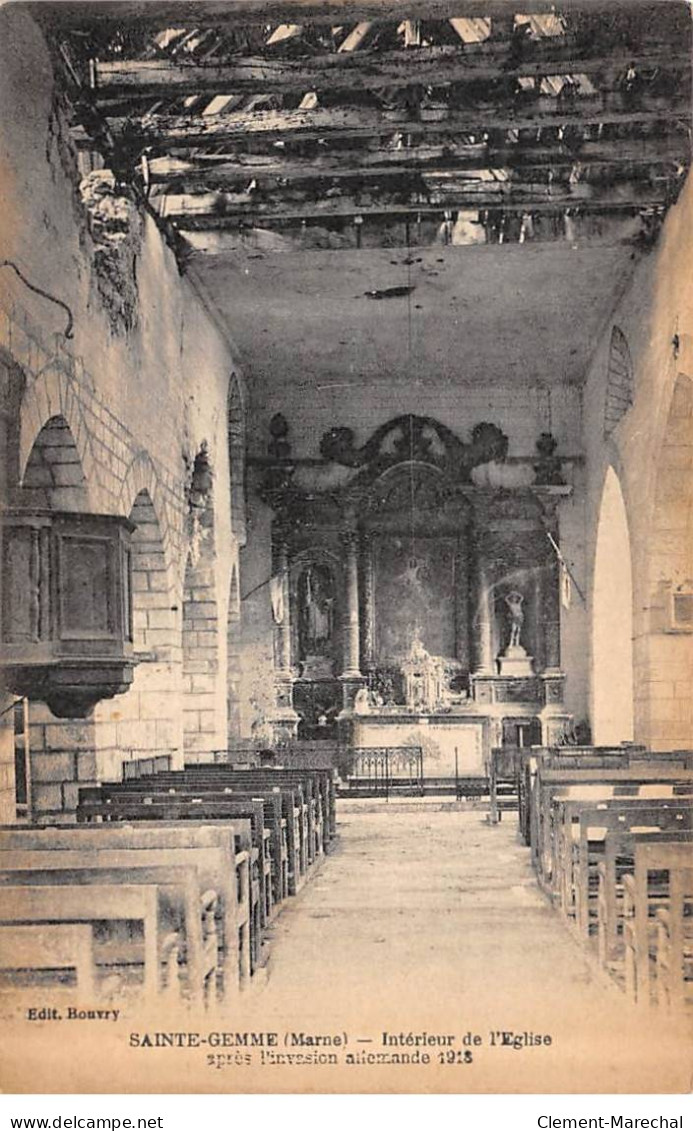 SAINTE GEMME - Intérieur De L'Eglise - Très Bon état - Sonstige & Ohne Zuordnung