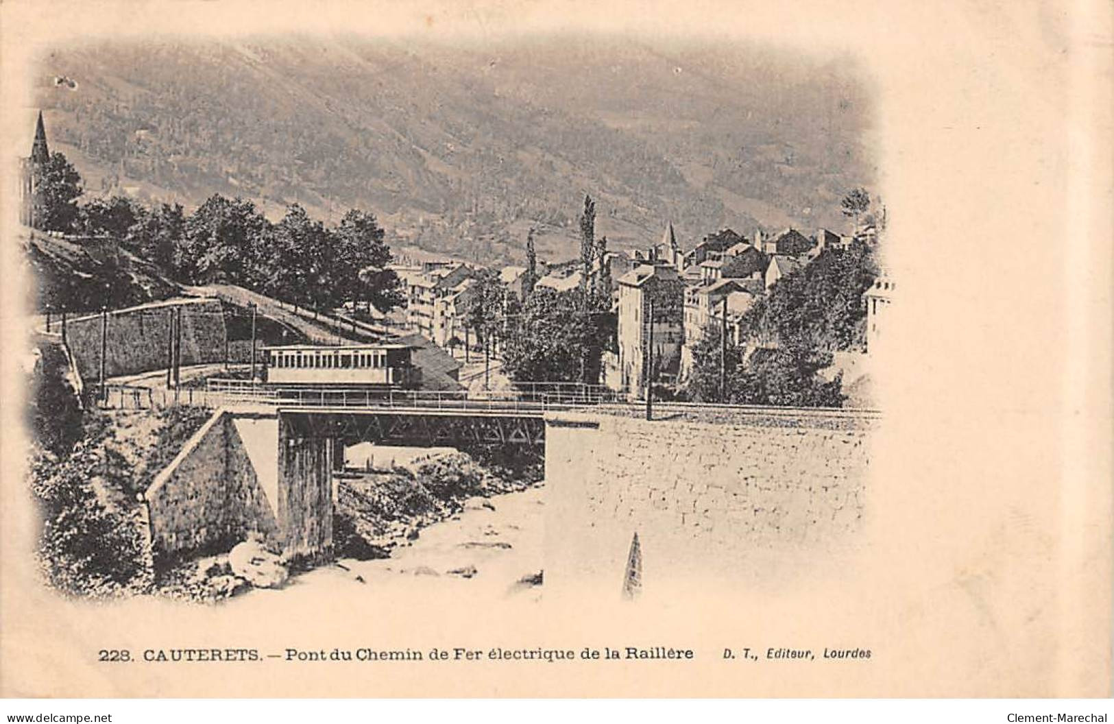 CAUTERETS - Pont Du Chemin De Fer électrique De La Raillère - Très Bon état - Cauterets