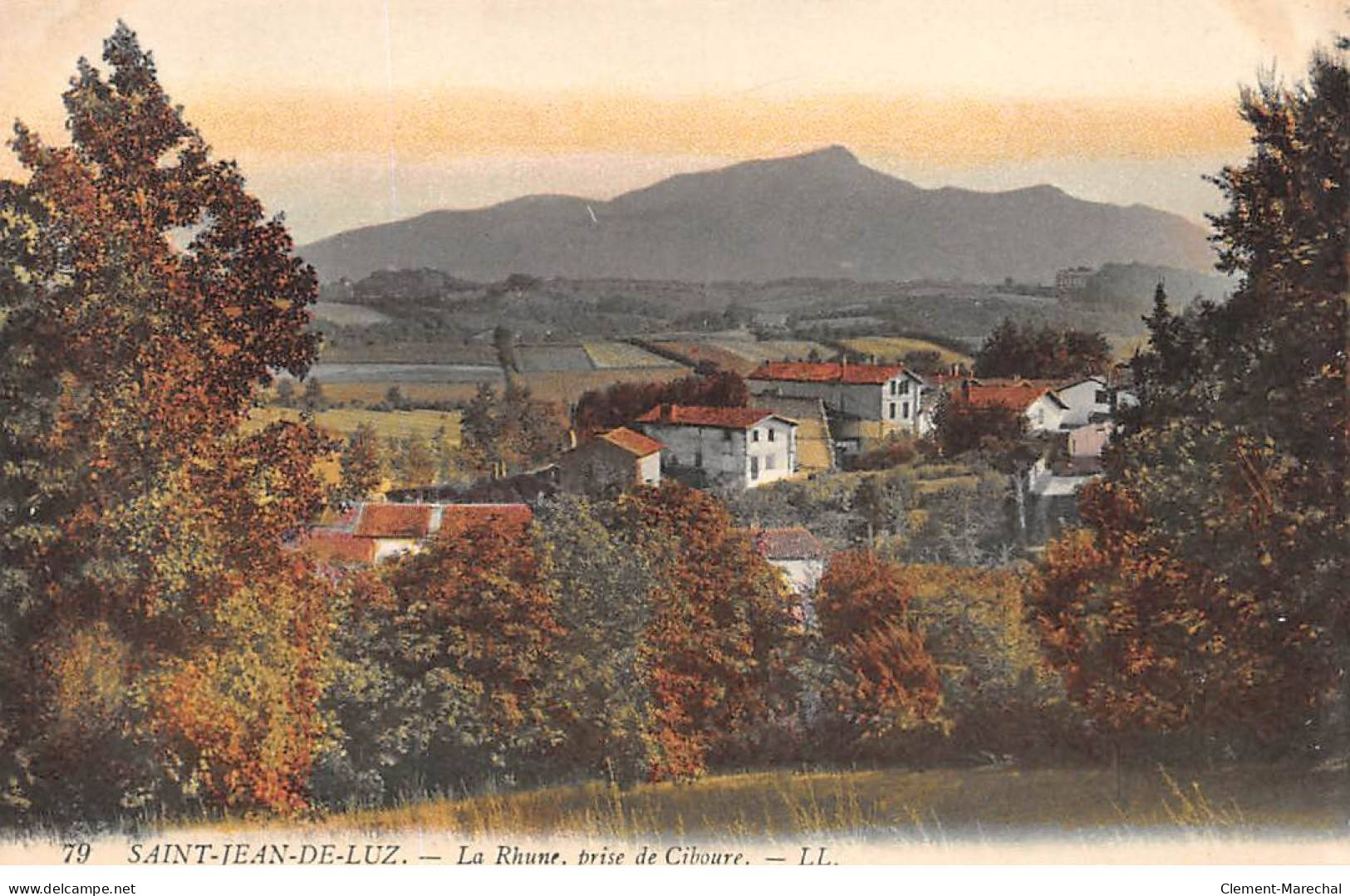 SAINT JEAN DE LUZ - La Rhune Prise De Ciboure - Très Bon état - Saint Jean De Luz