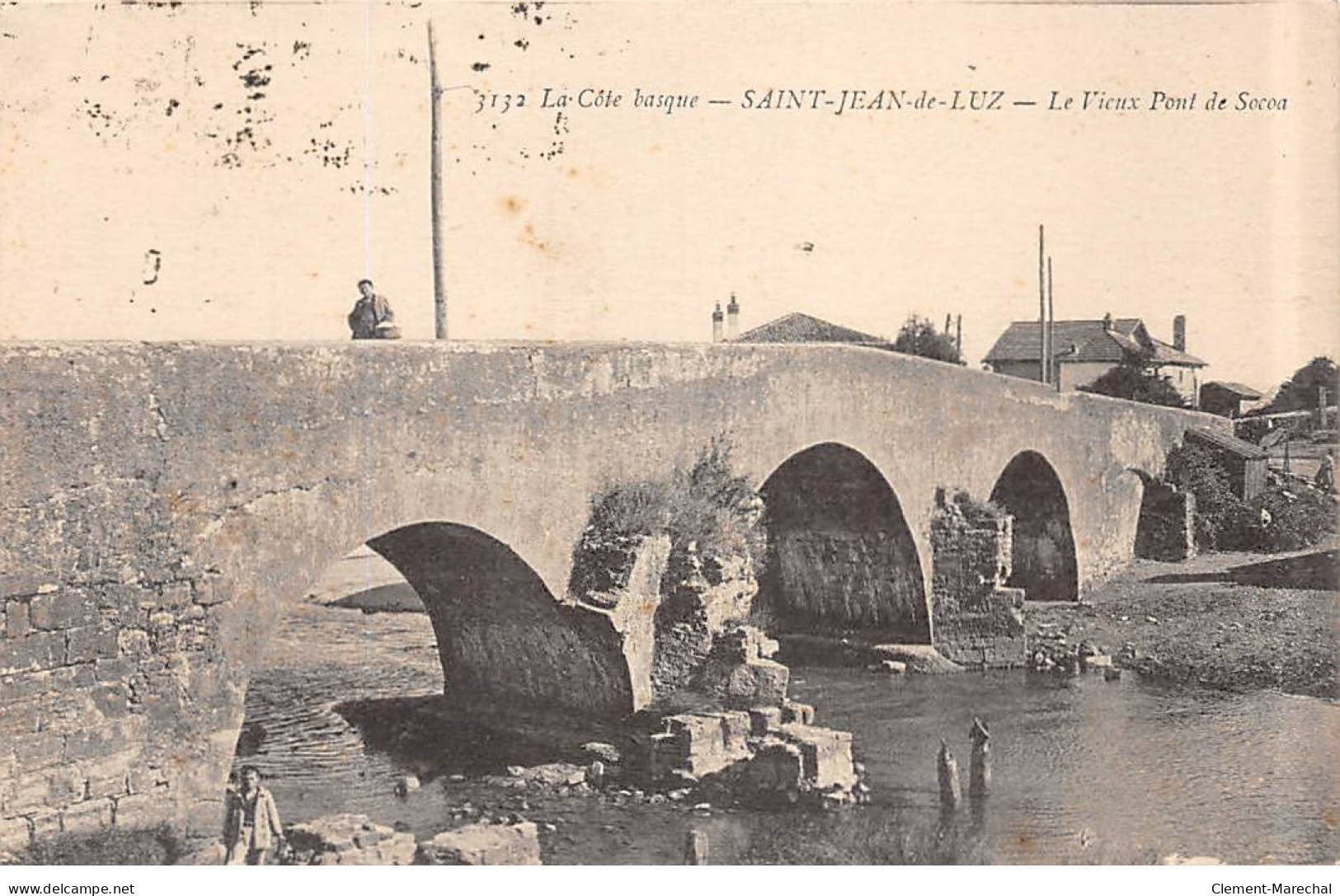SAINT JEAN DE LUZ - Le Vieux Pont De Socoa - Très Bon état - Saint Jean De Luz