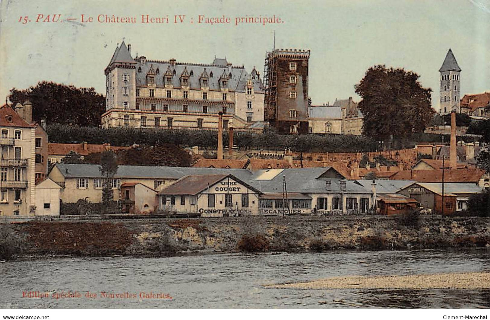 PAU - Le Château Henri IV - Façade Principale - état - Pau