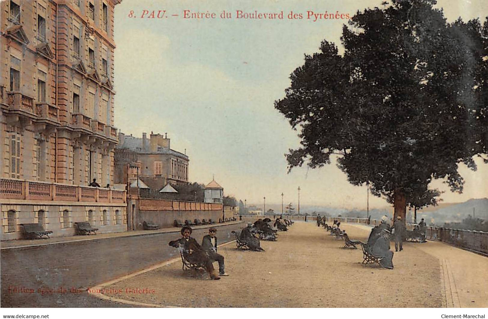 PAU - Entrée Du Boulevard Des Pyrénées - Très Bon état - Pau