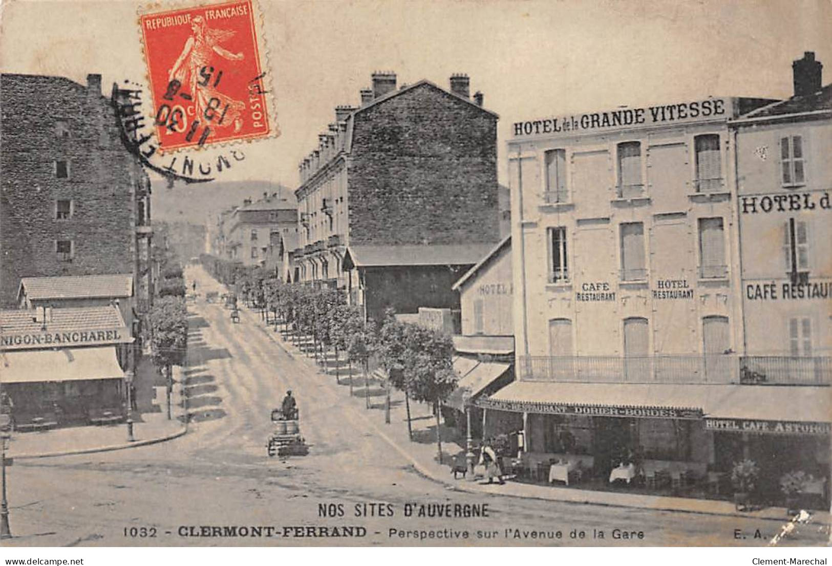 CLERMONT FERRAND - Perspective Sur L'Avenue De La Gare - Très Bon état - Clermont Ferrand