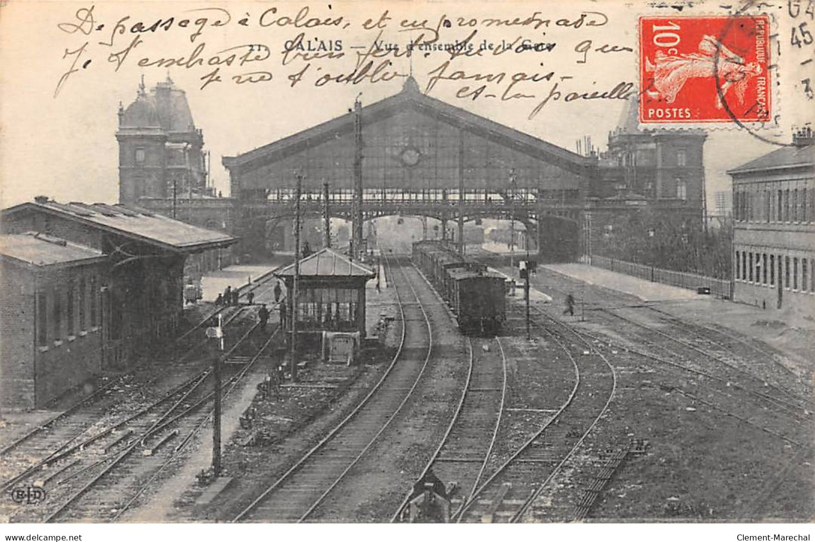 CALAIS - Vue D'ensemble De La Gare - Très Bon état - Calais