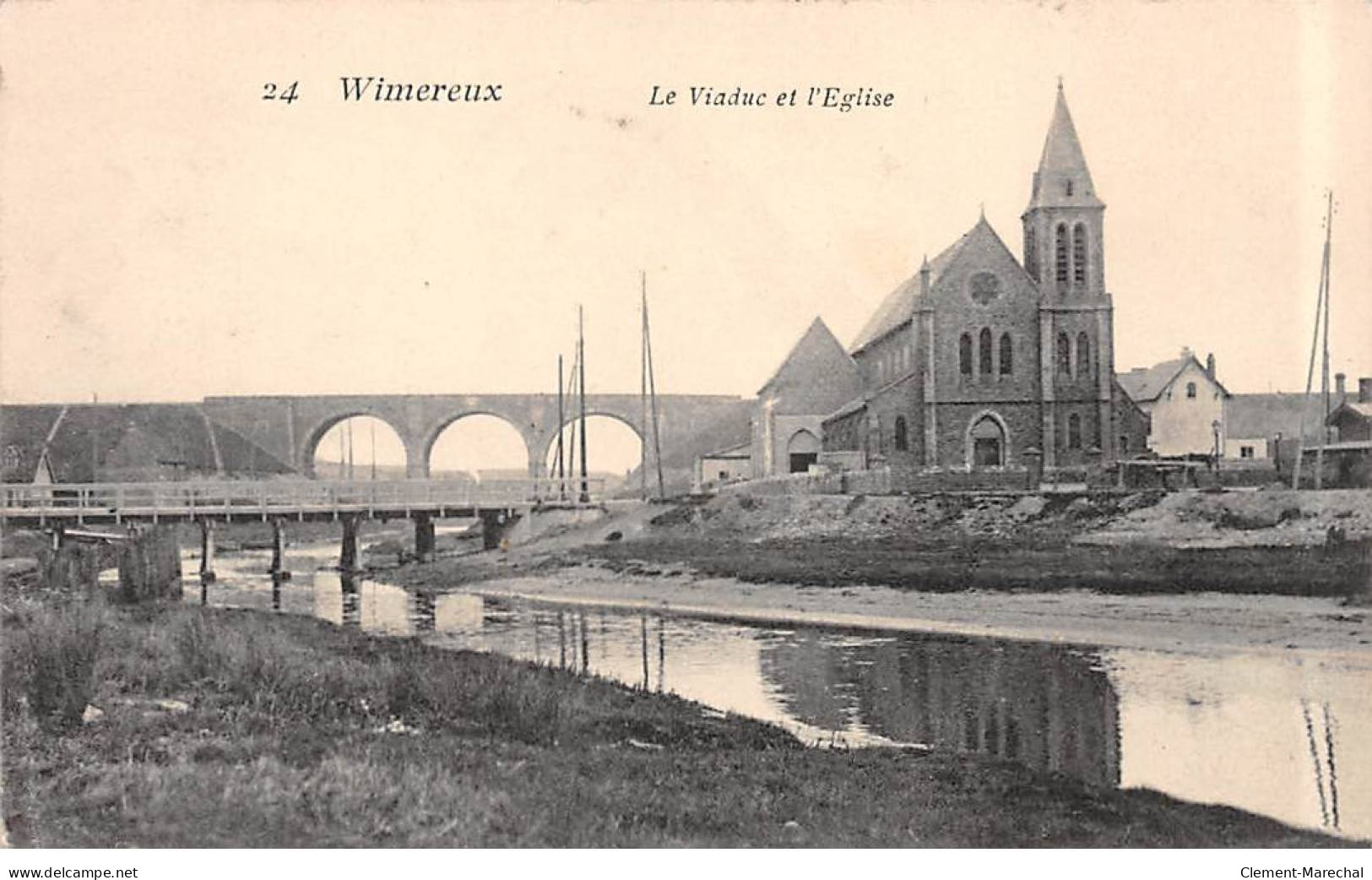 WIMEREUX - Le Viaduc Et L'Eglise - Très Bon état - Other & Unclassified