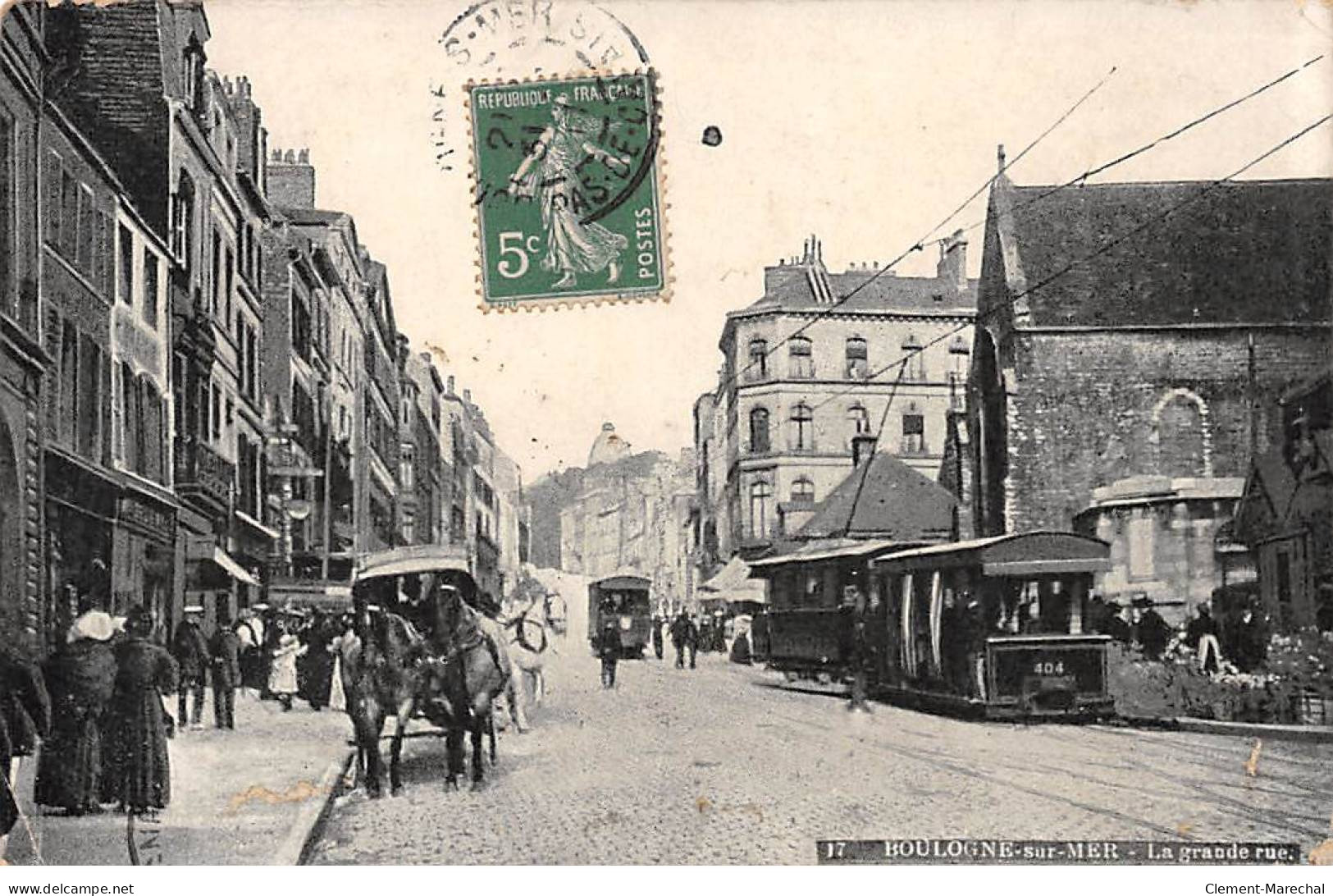 BOULOGNE SUR MER - La Grande Rue - état - Boulogne Sur Mer